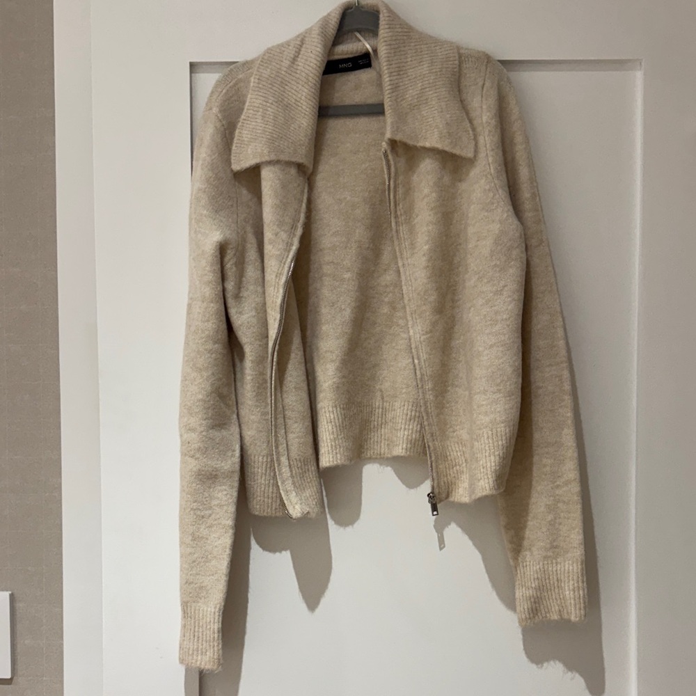 Zara Cream Teddy Jacket